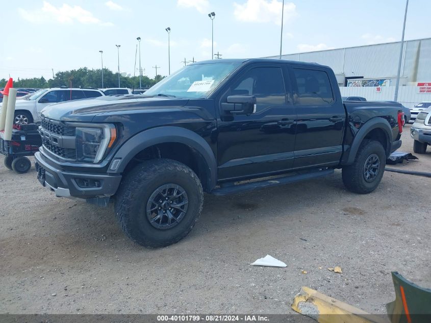 2022 Ford F-150 Raptor VIN: 1FTFW1RG1NFA96563 Lot: 40101799