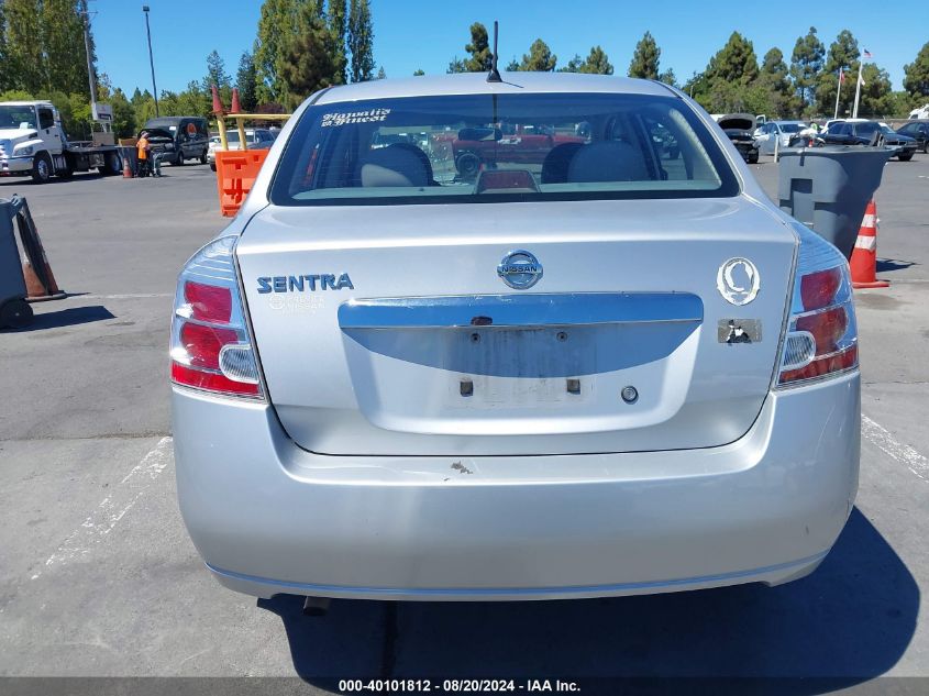 2010 Nissan Sentra 2.0 VIN: 3N1AB6AP8AL634693 Lot: 40101812