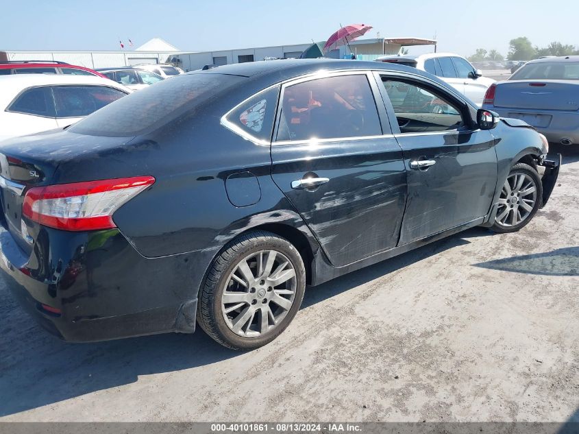 2013 Nissan Sentra Sl VIN: 3N1AB7APXDL693917 Lot: 40101861