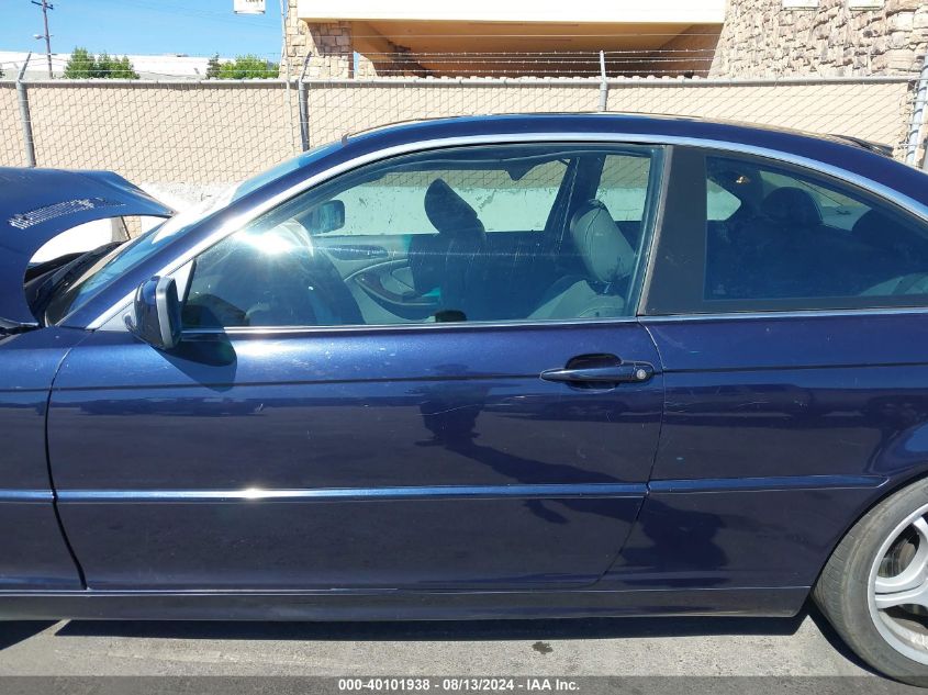 2001 BMW 330Ci VIN: WBABN53461JU20974 Lot: 40101938