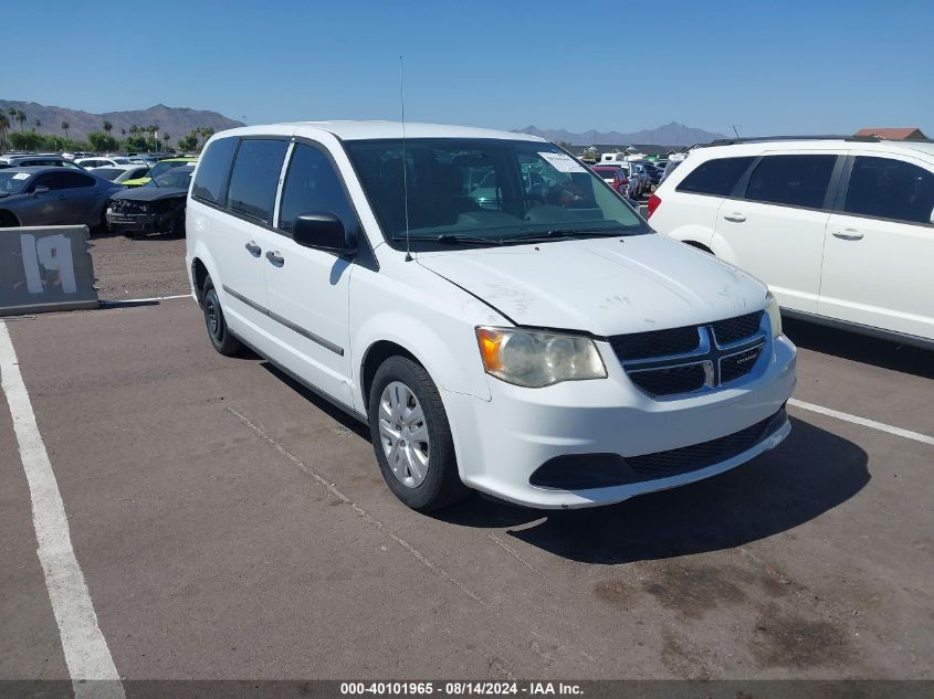 2014 Dodge Grand Caravan American Value Pkg VIN: 2C4RDGBG0ER278652 Lot: 40101965