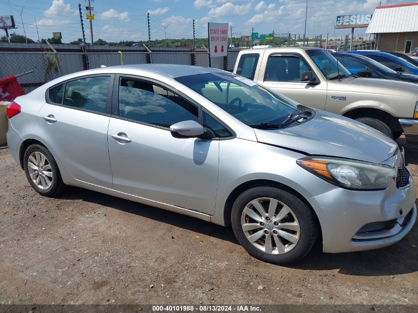 2015 Kia Forte Lx VIN: KNAFX4A6XF5272824 Lot: 40101988