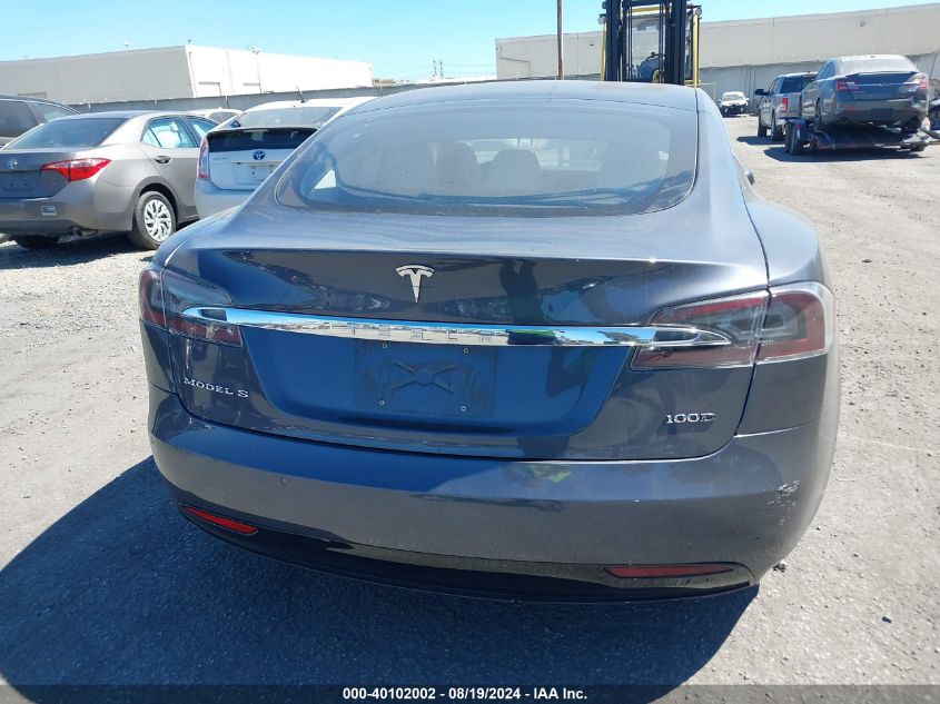 2018 Tesla Model S 100D/75D/P100D VIN: 5YJSA1E25JF291121 Lot: 40102002