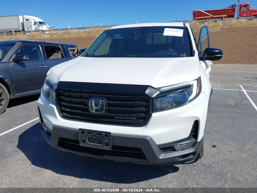 2023 Honda Ridgeline Black Edition VIN: 5FPYK3F86PB055180 Lot: 40102009