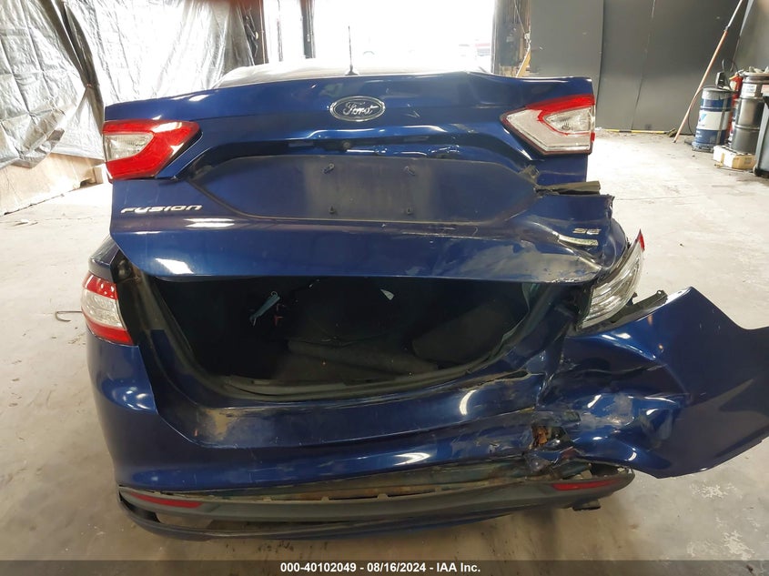 2016 Ford Fusion Se VIN: 1FA6P0HD5G5119291 Lot: 40102049