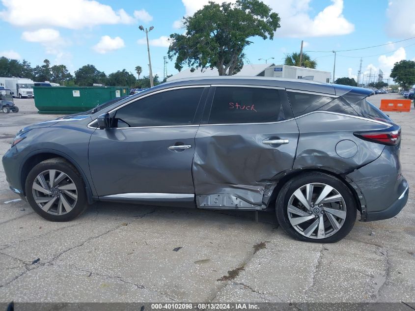 2021 Nissan Murano Sl Fwd VIN: 5N1AZ2CJ5MC103988 Lot: 40102098