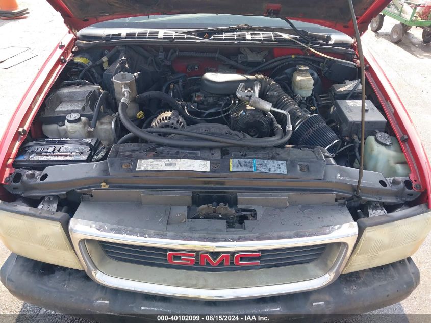 2002 GMC Sonoma Sls VIN: 1GTCS19W528119039 Lot: 40102099