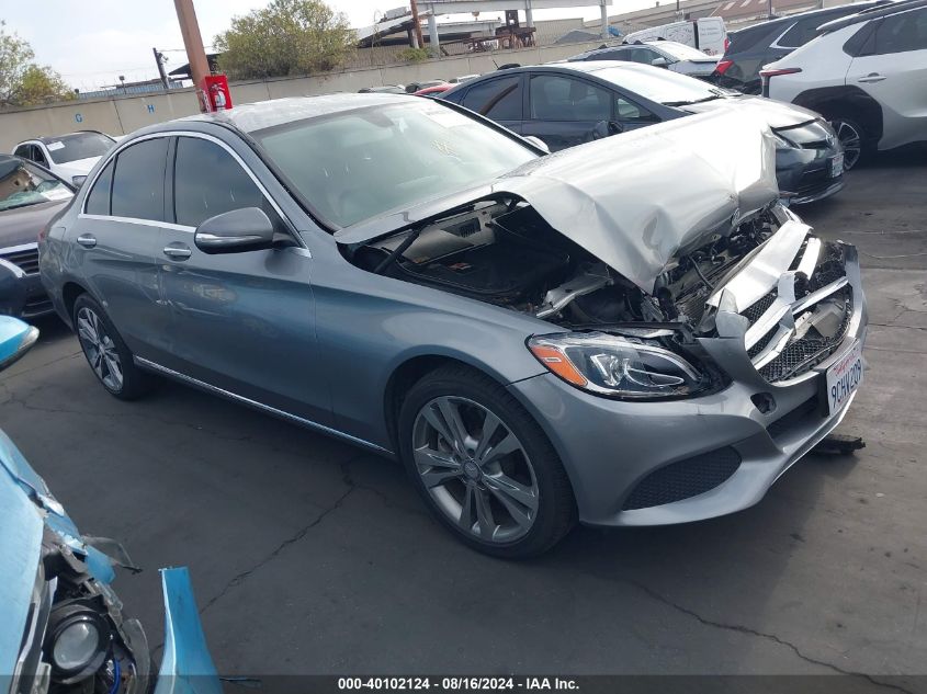 55SWF4JB1FU043318 2015 MERCEDES-BENZ C CLASS - Image 1