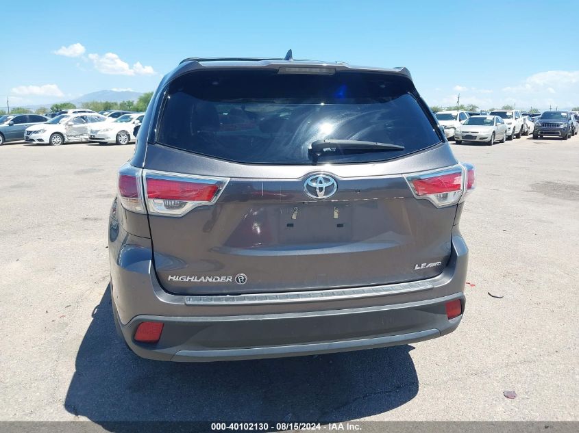 2014 Toyota Highlander Le Plus V6 VIN: 5TDBKRFHXES008180 Lot: 40102130