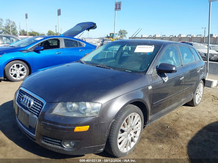 2006 Audi A3 2.0T VIN: WAUNF98P86A163506 Lot: 40102139