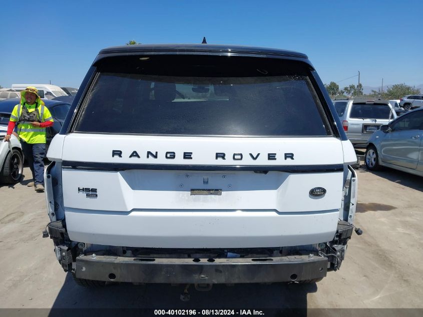 2020 Land Rover Range Rover P525 Hse VIN: SALGS2SE8LA577718 Lot: 40102196