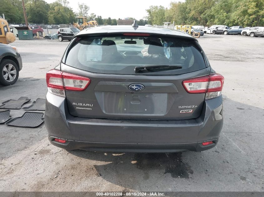 2019 Subaru Impreza 2.0I Sport VIN: 4S3GTAM68K3720786 Lot: 40102208