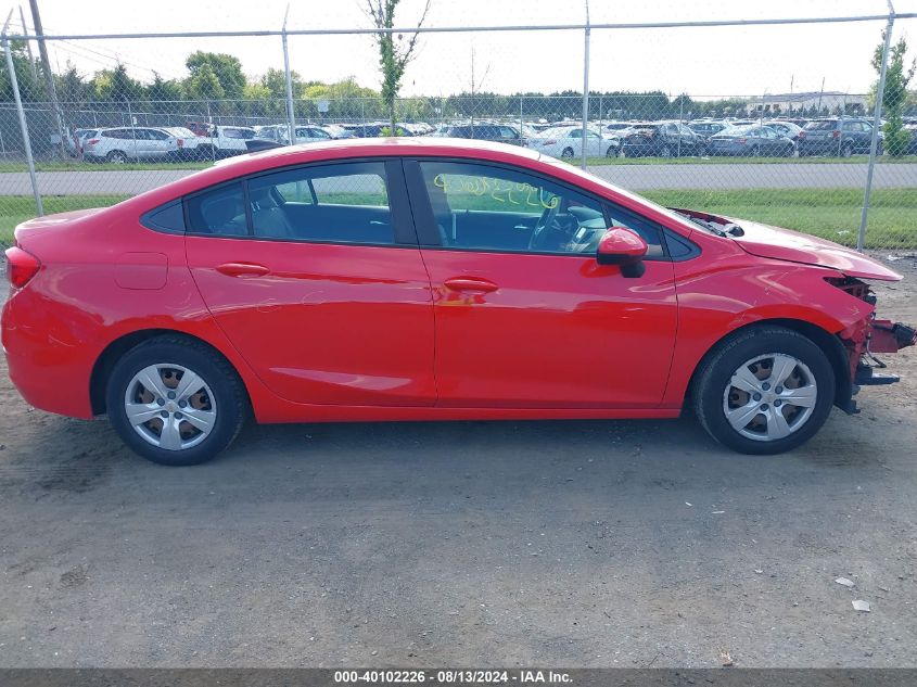 2017 Chevrolet Cruze Ls Auto VIN: 1G1BC5SM3H7177313 Lot: 40102226