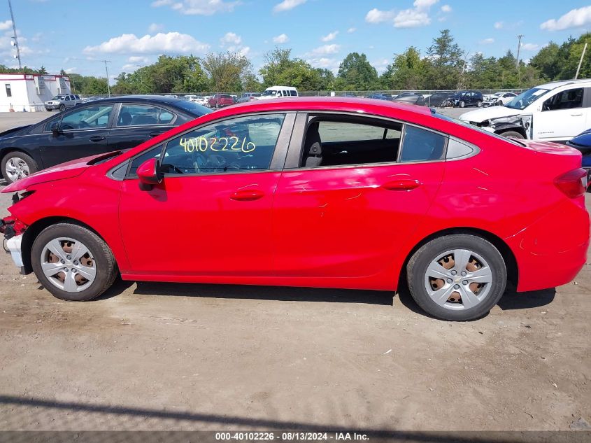 2017 Chevrolet Cruze Ls Auto VIN: 1G1BC5SM3H7177313 Lot: 40102226