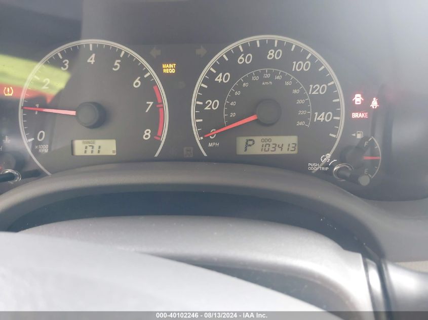 2010 Toyota Corolla Le VIN: JTDBU4EE9A9107134 Lot: 40102246