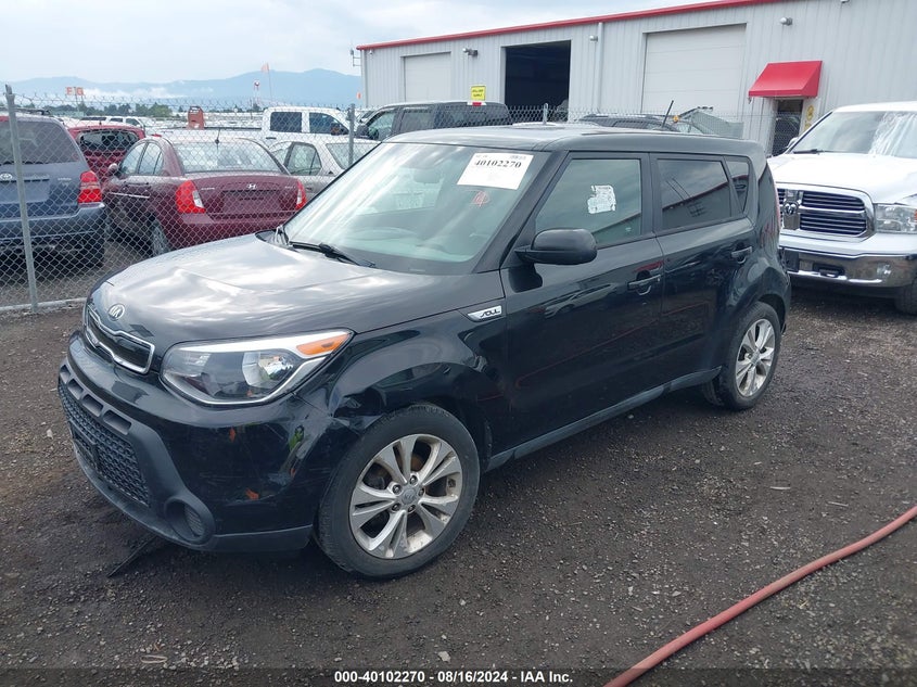 2015 KIA SOUL + AUTOMATIC VIN: KNDJP3A58F7113187