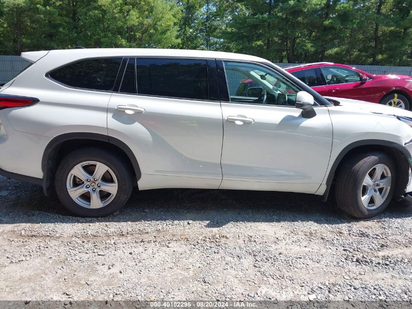 2022 Toyota Highlander L VIN: 5TDCZRBH0NS565038 Lot: 40102295