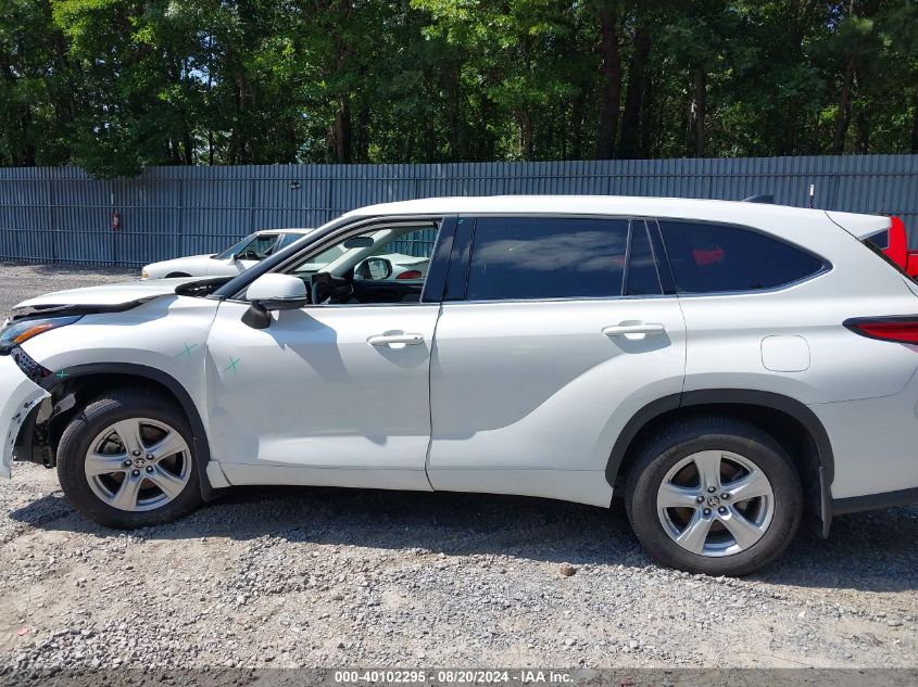 2022 Toyota Highlander L VIN: 5TDCZRBH0NS565038 Lot: 40102295