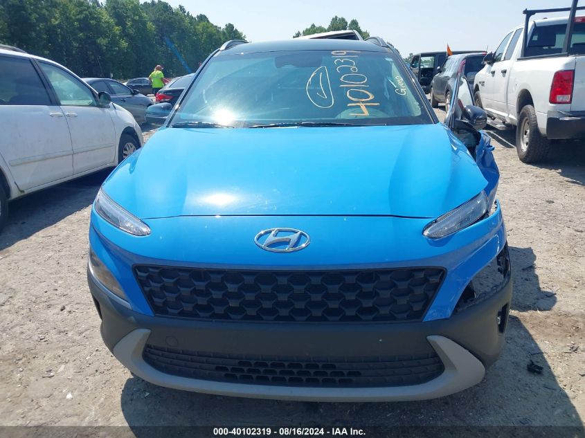 2023 Hyundai Kona Sel VIN: KM8K6CAB8PU940943 Lot: 40102319