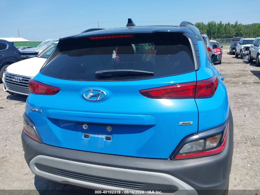 2023 Hyundai Kona Sel VIN: KM8K6CAB8PU940943 Lot: 40102319