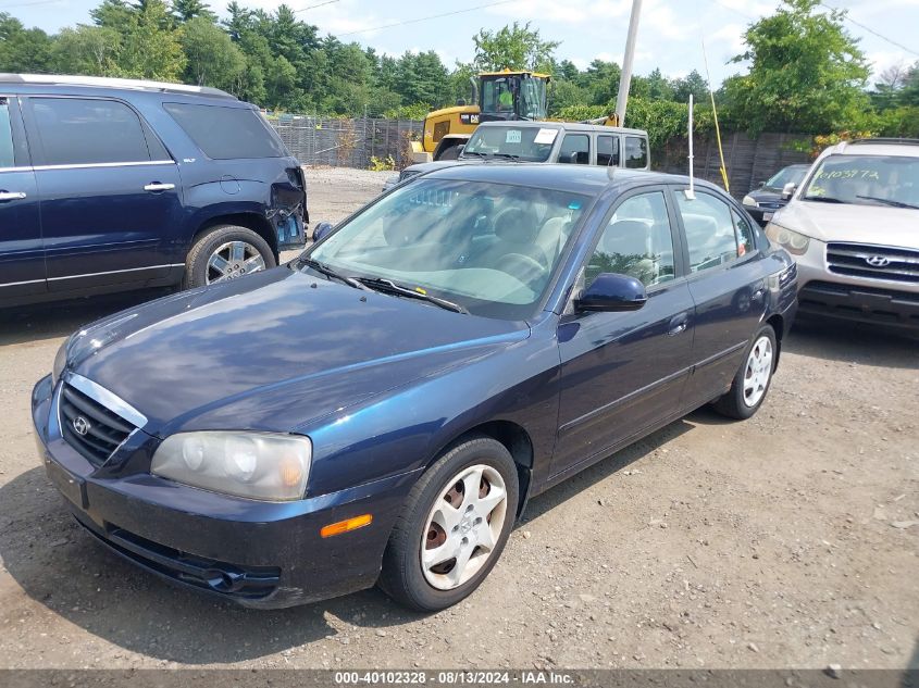 2006 Hyundai Elantra Gls/Limited VIN: KMHDN46D56U219506 Lot: 40102328