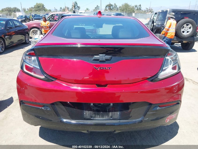 2018 Chevrolet Volt Lt VIN: 1G1RC6S50JU117073 Lot: 40102339