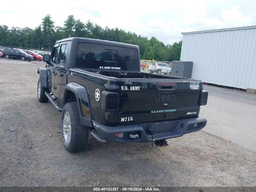 VIN 1C6HJTAG3ML575735 2021 JEEP GLADIATOR SPORT S 4X4
