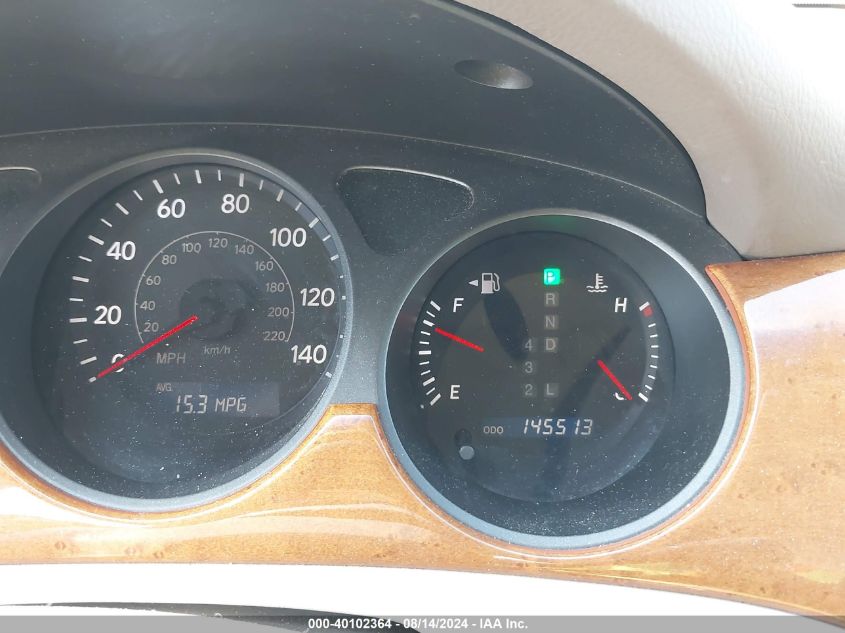 2006 Lexus Es 330 VIN: JTHBA30G865161551 Lot: 40102364