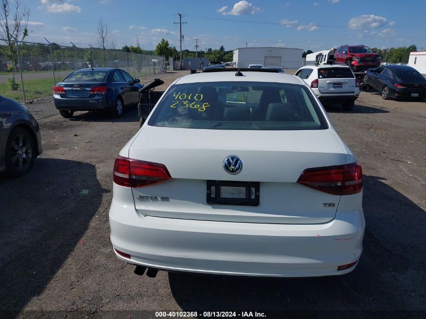 2017 Volkswagen Jetta 1.4T Se VIN: 3VWDB7AJ4HM290566 Lot: 40102368