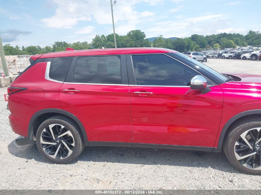 2022 Mitsubishi Outlander Black Edition 2Wd/Se 2.5 2Wd/Se Launch Edition 2Wd VIN: JA4J3UA80NZ082171 Lot: 40102372