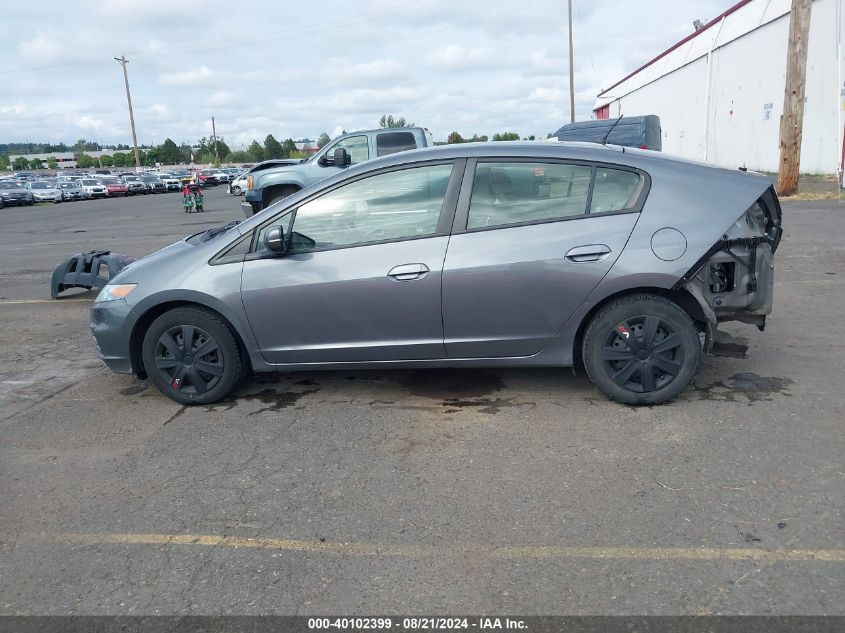 2013 Honda Insight Base (Cvt) VIN: JHMZE2H3XDS005038 Lot: 40102399