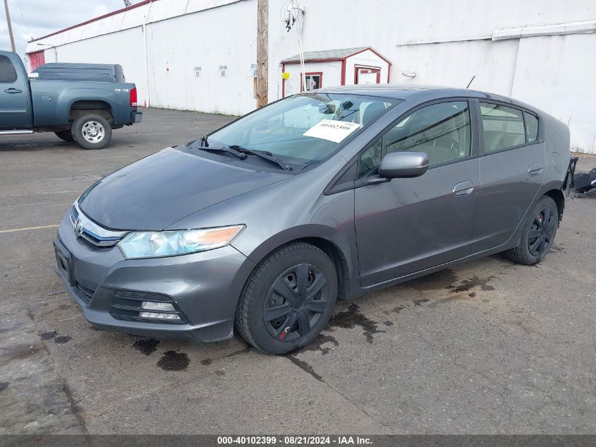 2013 Honda Insight Base (Cvt) VIN: JHMZE2H3XDS005038 Lot: 40102399