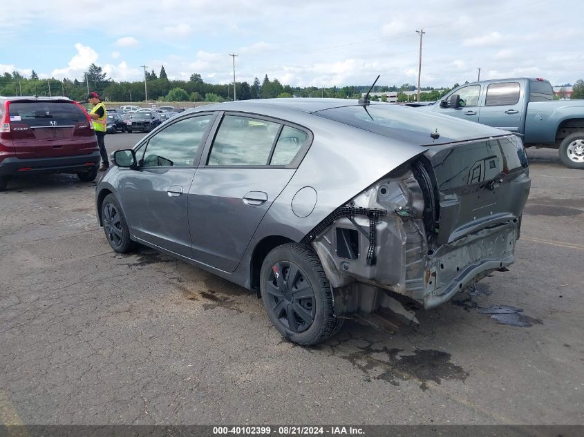 2013 Honda Insight Base (Cvt) VIN: JHMZE2H3XDS005038 Lot: 40102399