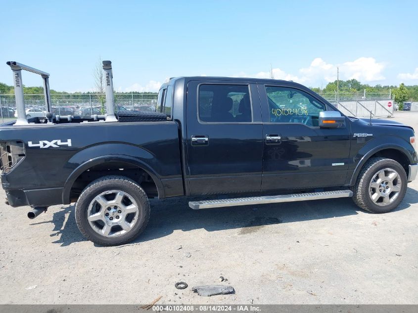 2013 Ford F-150 Lariat VIN: 1FTFW1ET5DKD35086 Lot: 40102408