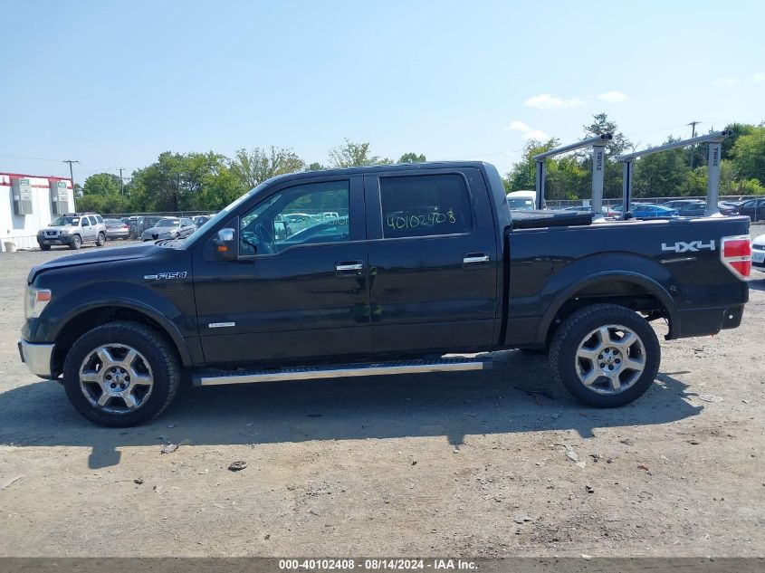 2013 Ford F-150 Lariat VIN: 1FTFW1ET5DKD35086 Lot: 40102408