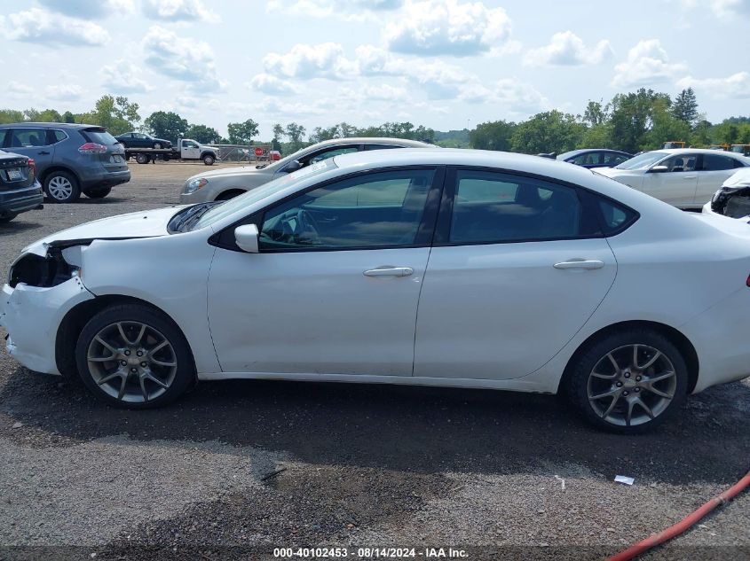 2014 Dodge Dart Sxt VIN: 1C3CDFBB8ED697375 Lot: 40102453