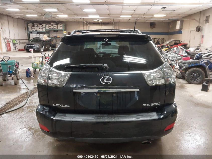 2004 Lexus Rx 330 VIN: JTJHA31U040015751 Lot: 40102470