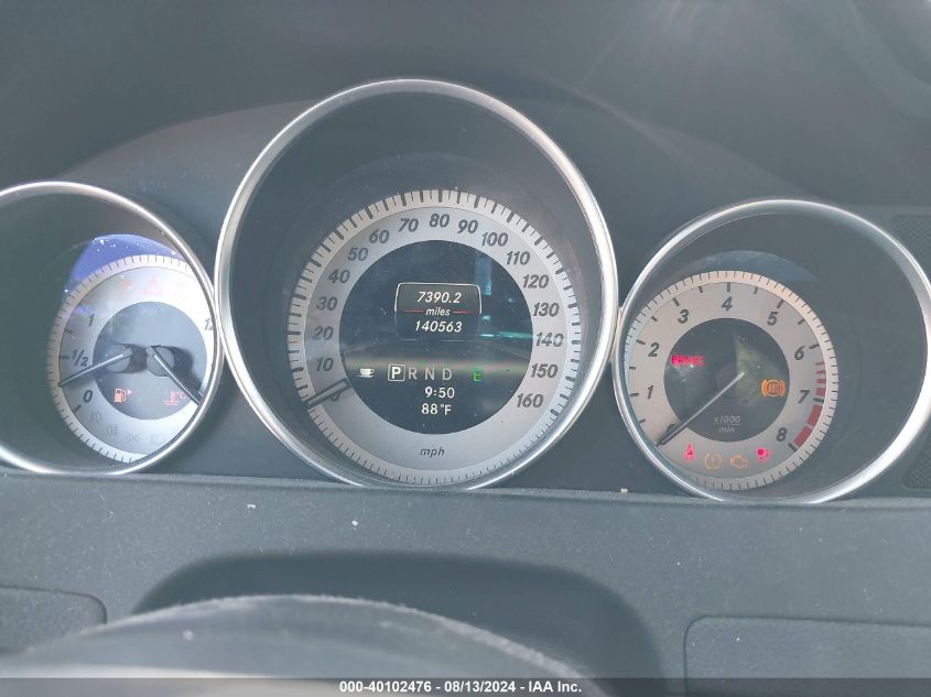 2013 Mercedes-Benz C 250 VIN: WDDGF4HB4DR249256 Lot: 40102476