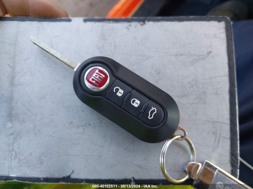 2017 Fiat 500E Battery Electric VIN: 3C3CFFGE9HT611650 Lot: 40102511