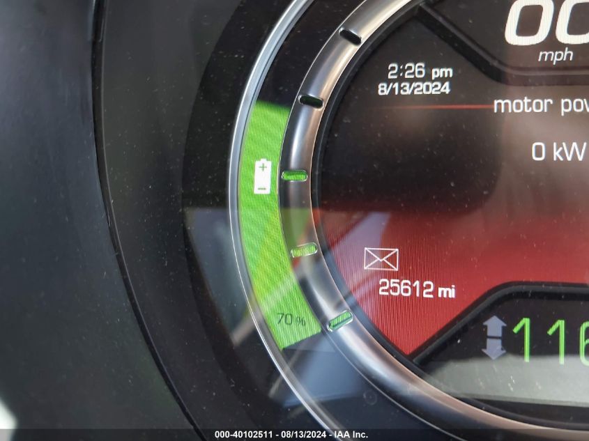 2017 Fiat 500E Battery Electric VIN: 3C3CFFGE9HT611650 Lot: 40102511