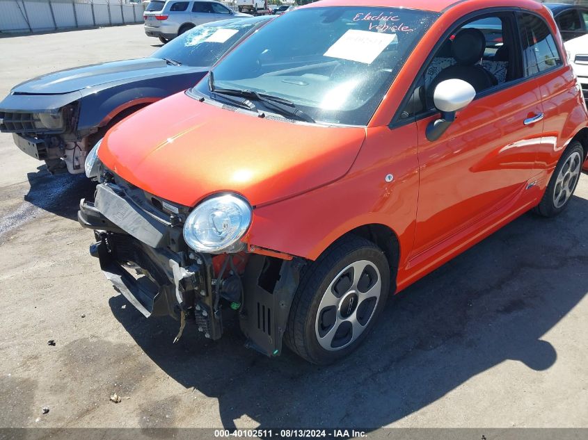 2017 Fiat 500E Battery Electric VIN: 3C3CFFGE9HT611650 Lot: 40102511