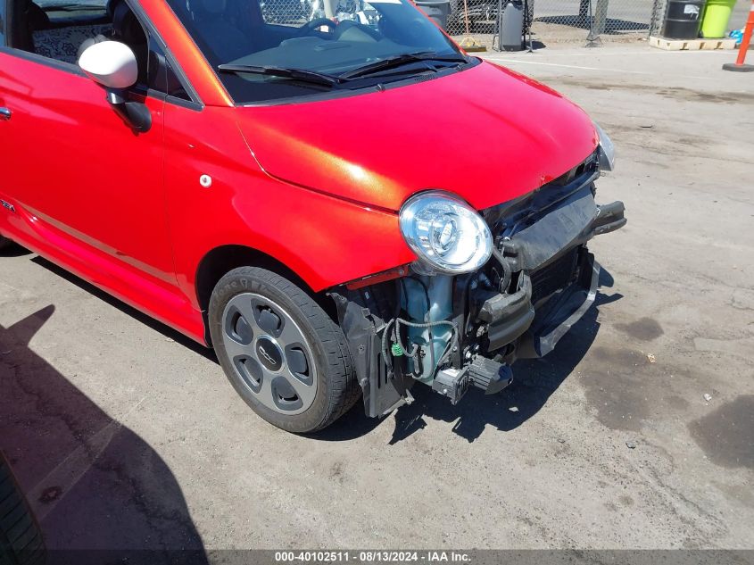 2017 Fiat 500E Battery Electric VIN: 3C3CFFGE9HT611650 Lot: 40102511