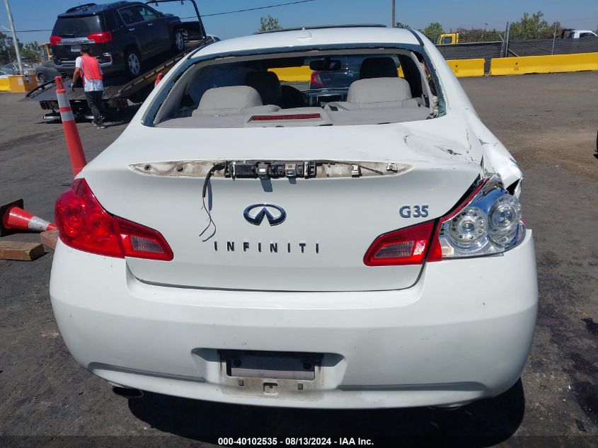 2008 Infiniti G35 Journey VIN: JNKBV61E68M228644 Lot: 40102535