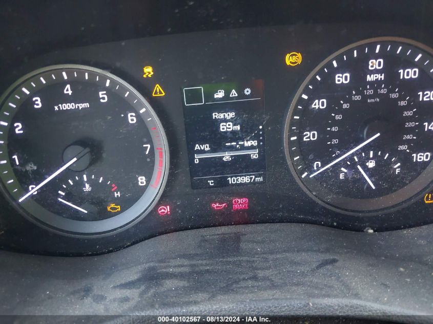 2016 Hyundai Tucson Se VIN: KM8J33A49GU224204 Lot: 40102567