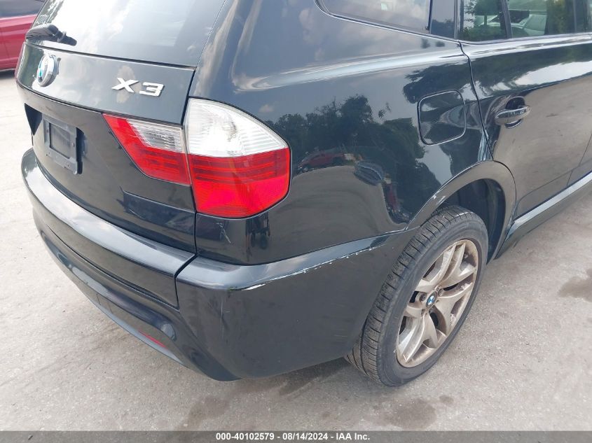 WBXPC93437WF12261 2007 BMW X3 3.0Si