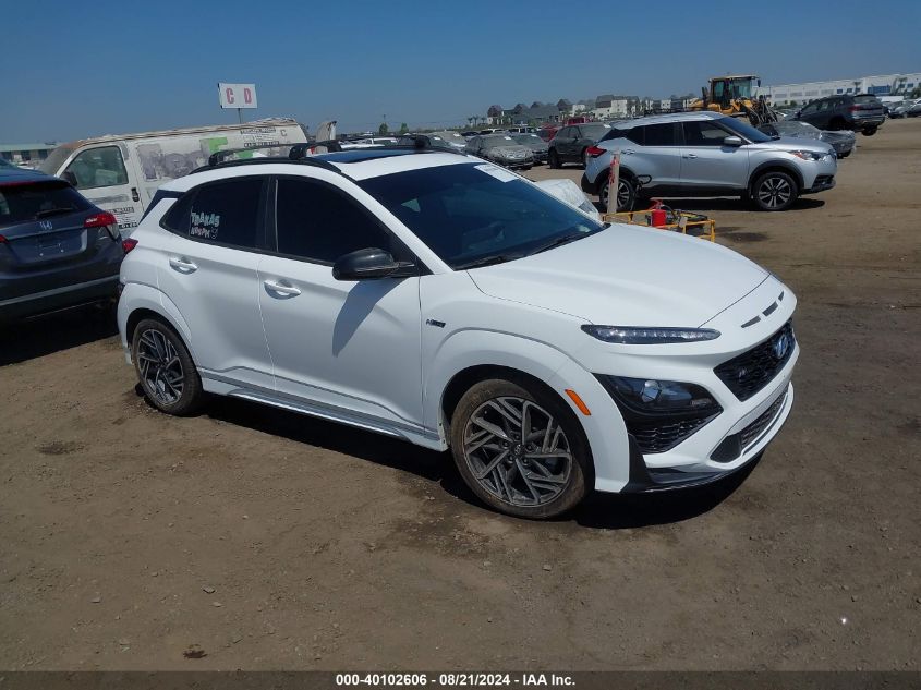 VIN KM8K3CA39PU980305 2023 Hyundai Kona, N Line no.1