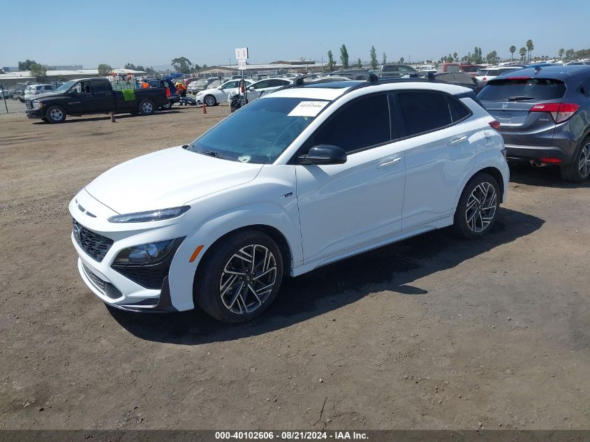 VIN KM8K3CA39PU980305 2023 Hyundai Kona, N Line no.2