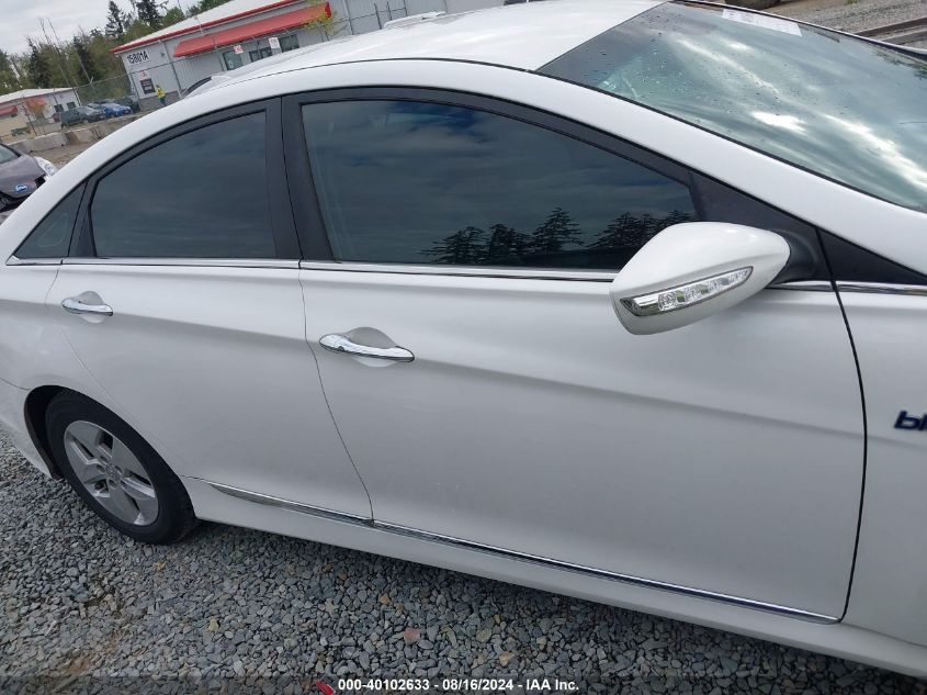 2012 Hyundai Sonata Hybrid VIN: KMHEC4A43CA027094 Lot: 40102633