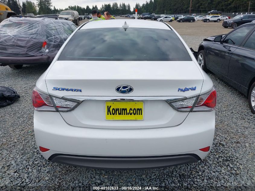 2012 Hyundai Sonata Hybrid VIN: KMHEC4A43CA027094 Lot: 40102633