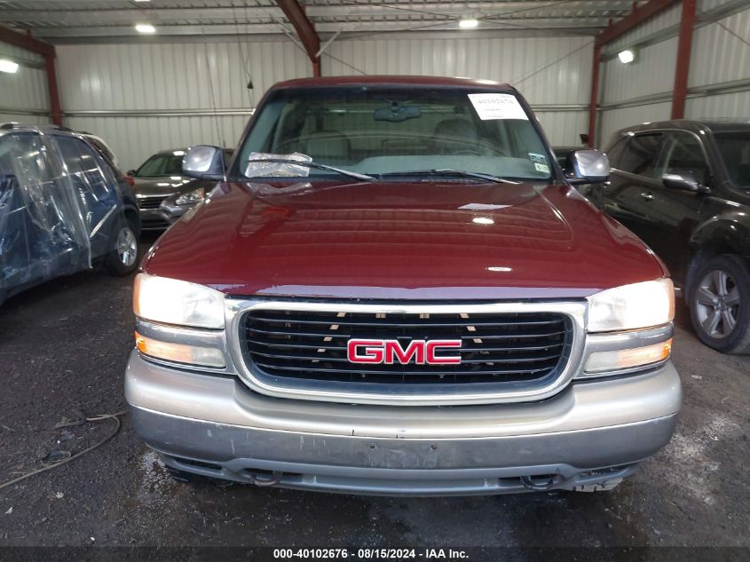 2000 GMC Sierra 1500 Sle VIN: 2GTEK19TXY1202816 Lot: 40102676